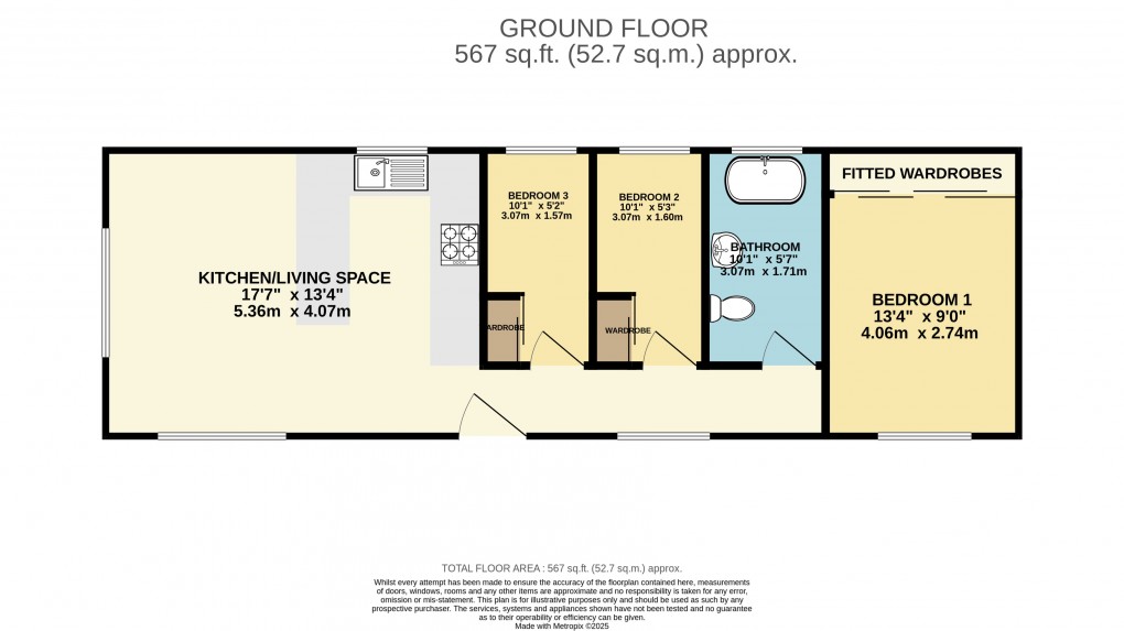 Floorplan for St. Thomas's Road, Luton, Bedfordshire