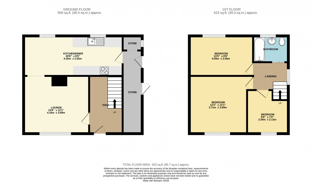 Floorplan for Luton, Bedfordshire