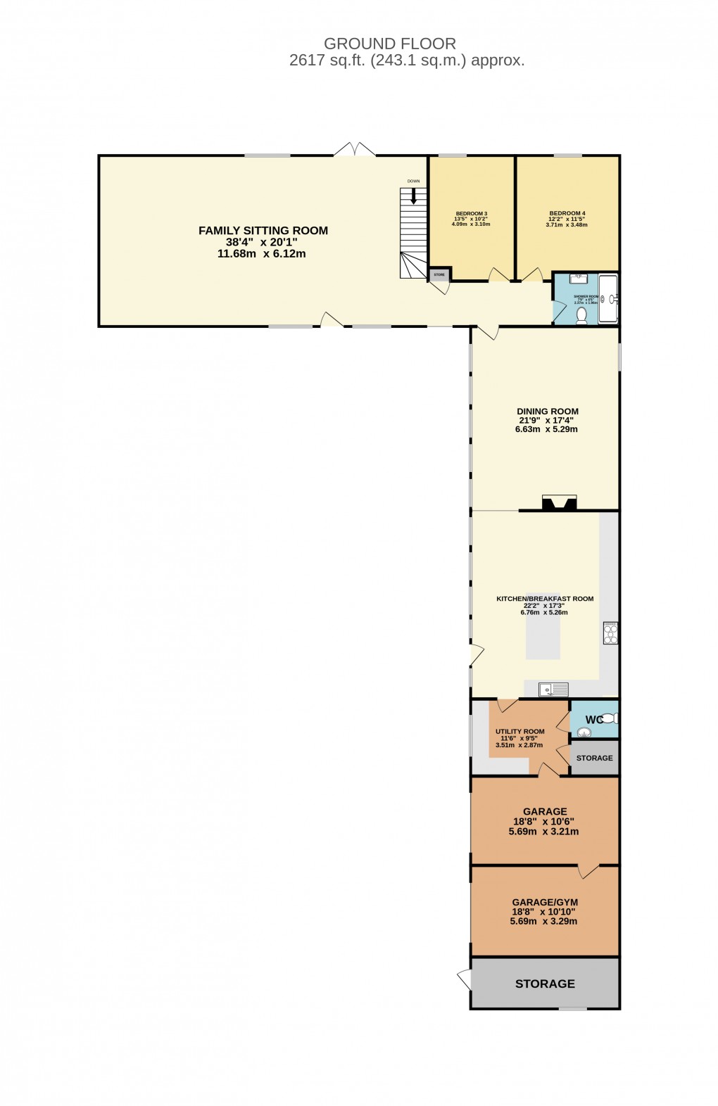 Floorplan for Mangrove Green, Cockernhoe, Luton