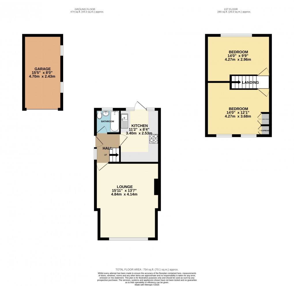 Floorplan for Luton, Bedfordshire