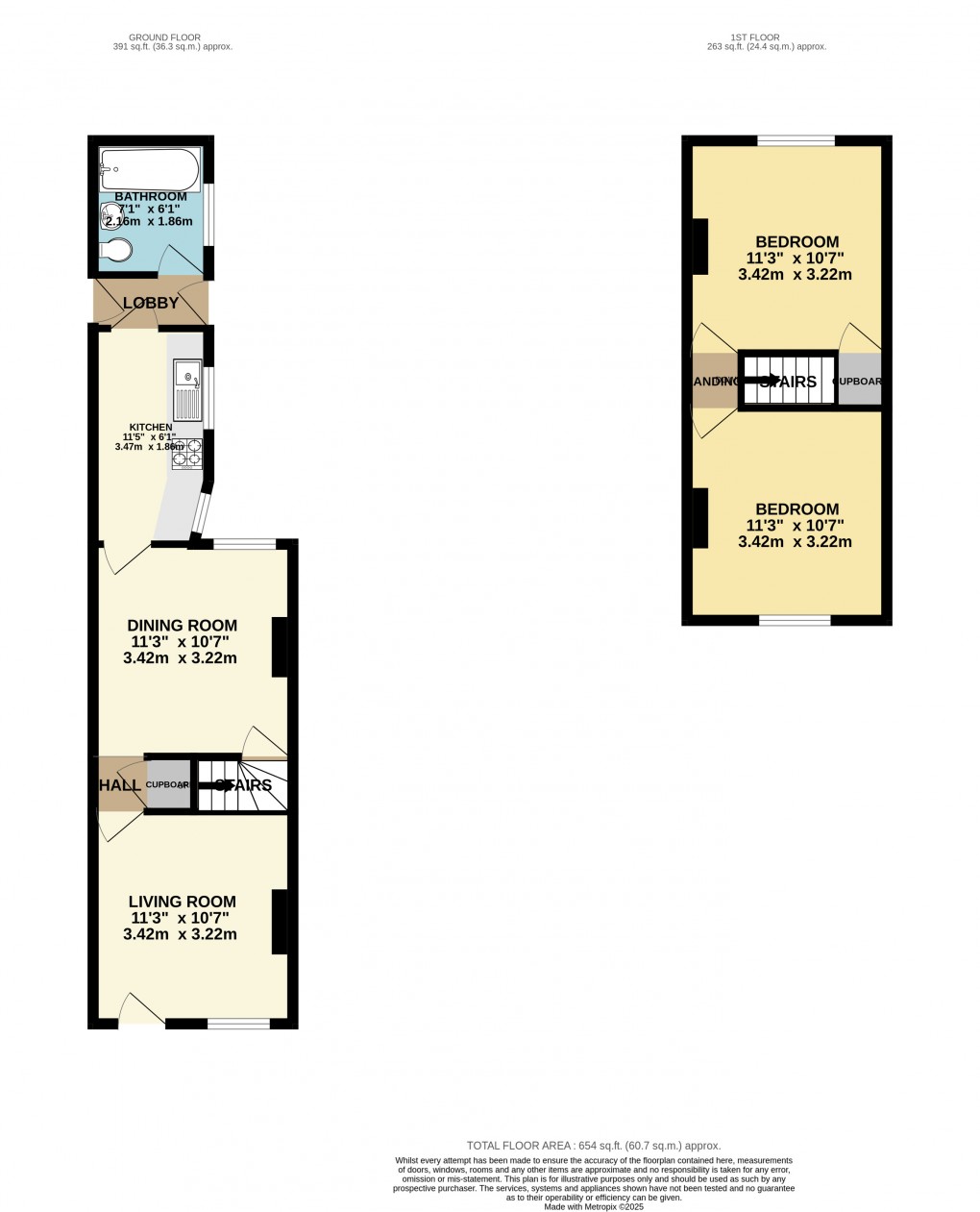 Floorplan for Luton, Bedfordshire