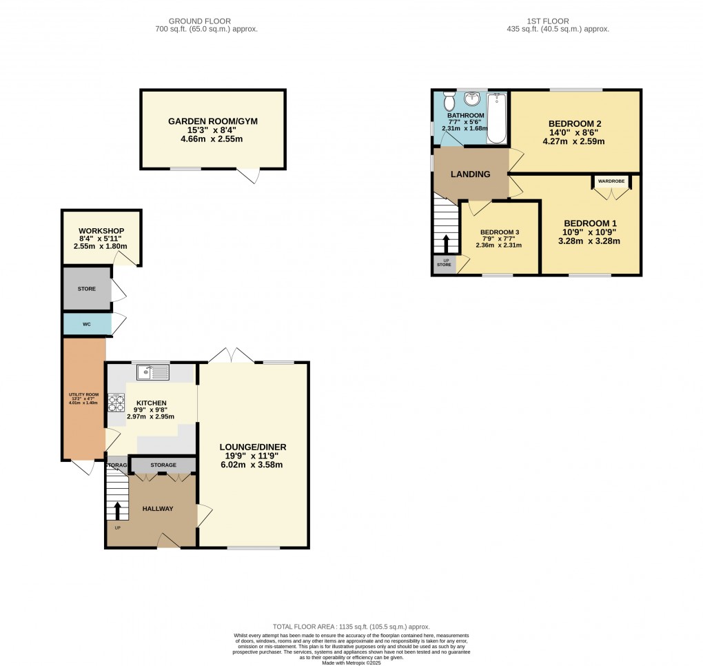 Floorplan for Luton, Bedfordshire