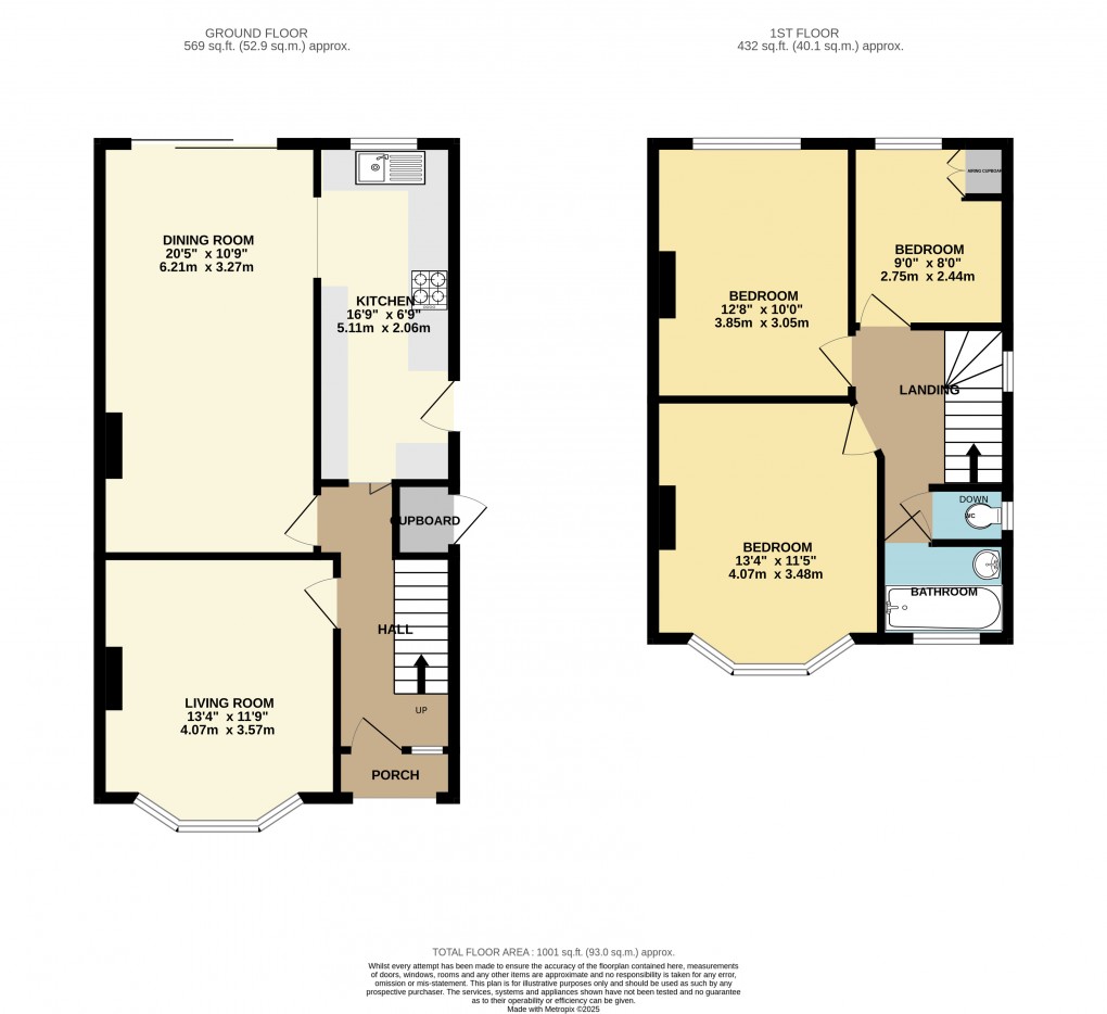 Floorplan for Luton, Bedfordshire