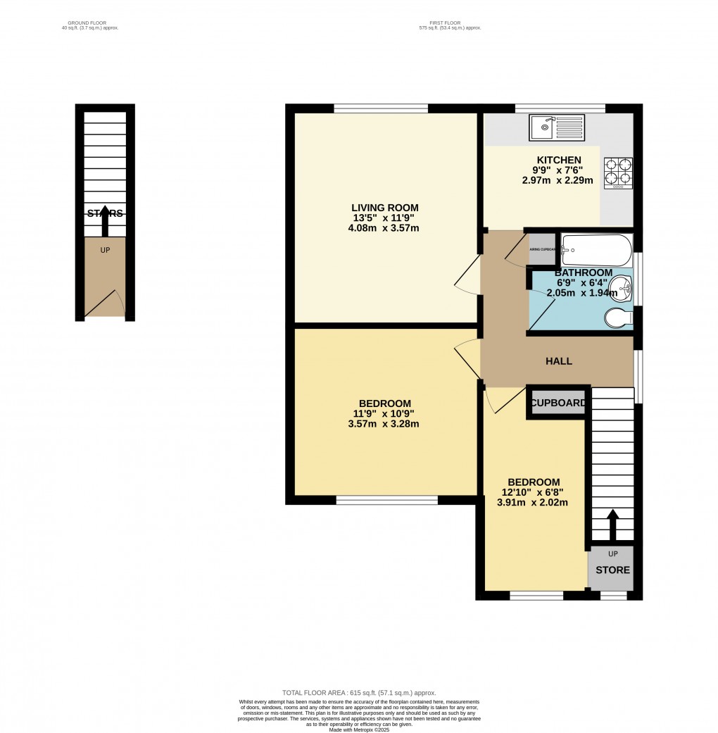 Floorplan for Luton, Bedfordshire