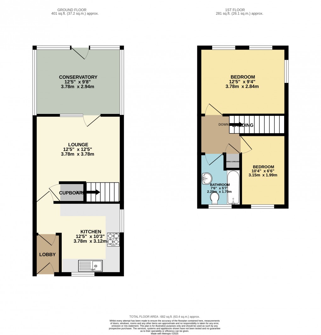Floorplan for Luton, Bedfordshire