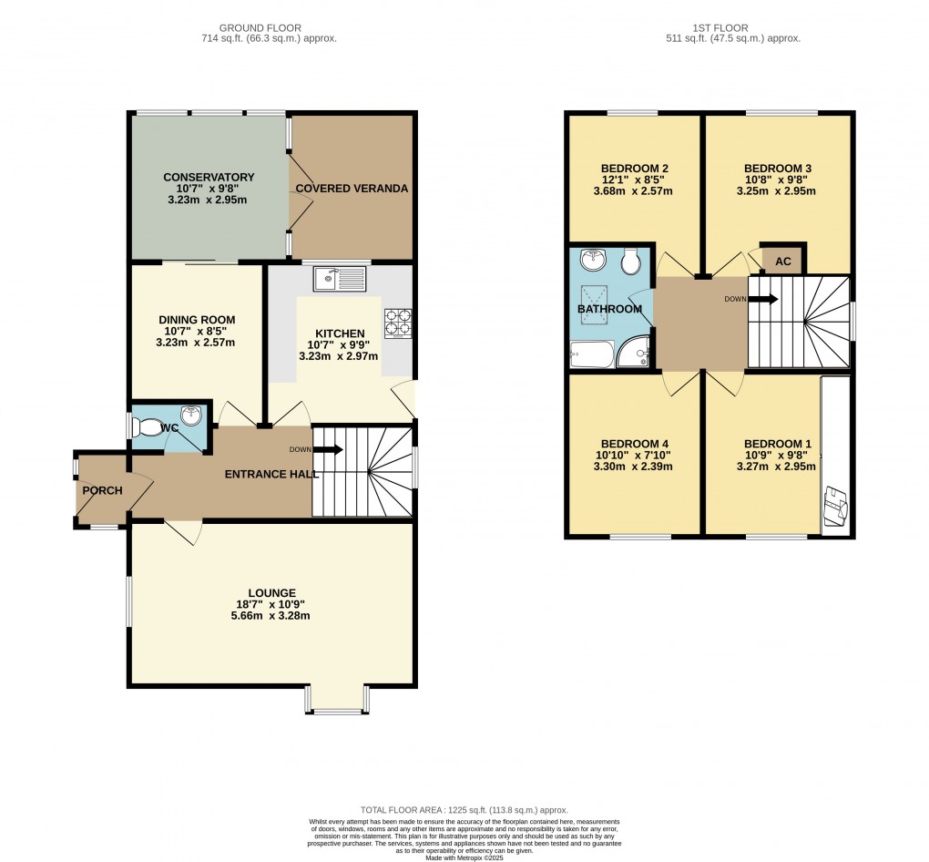 Floorplan for Luton, Bedfordshire