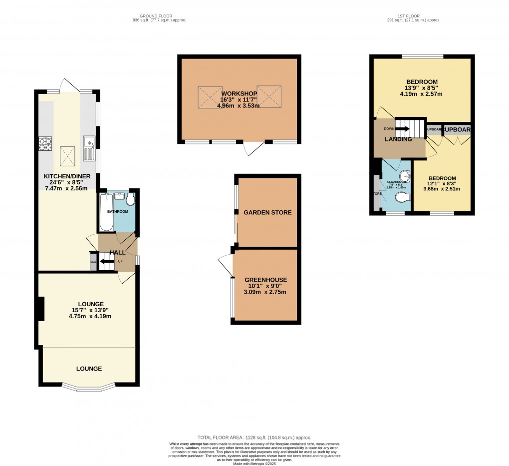 Floorplan for Luton, Bedfordshire