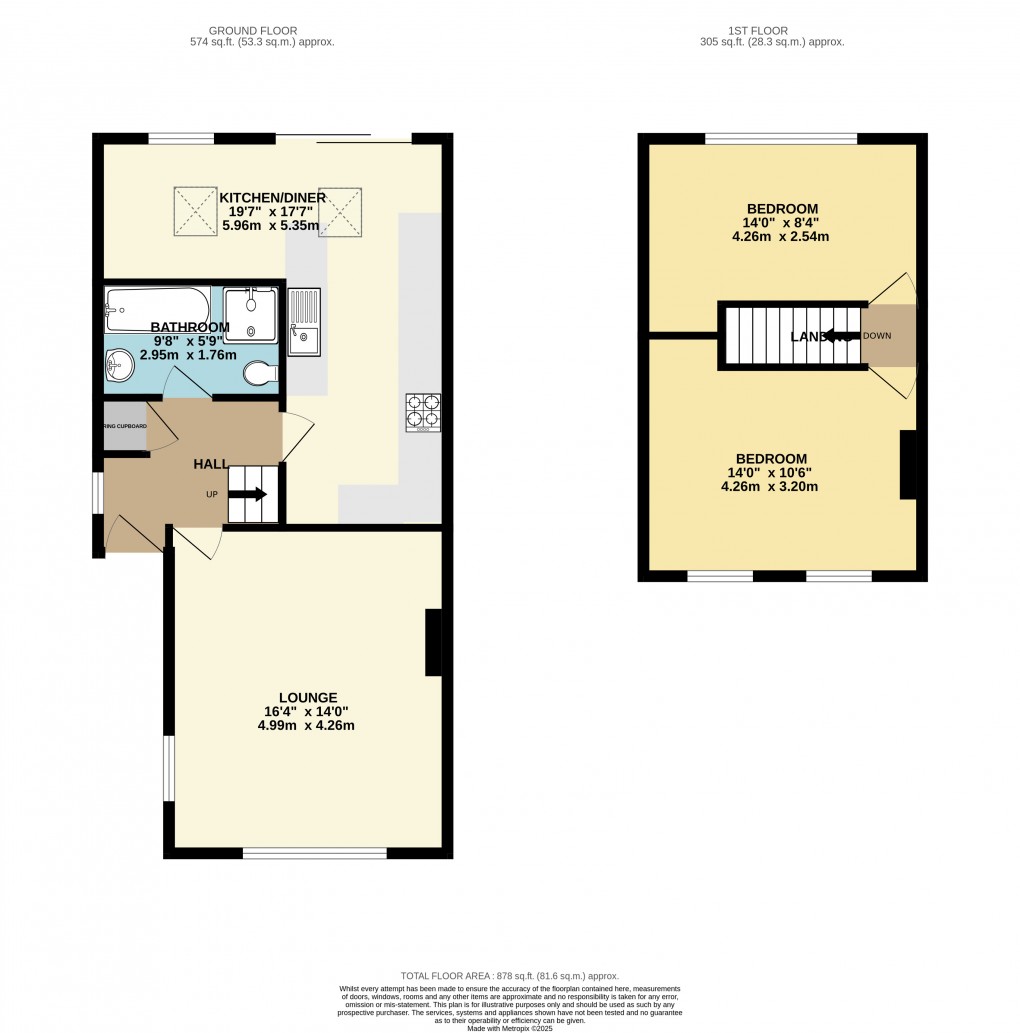 Floorplan for Luton, Bedfordshire