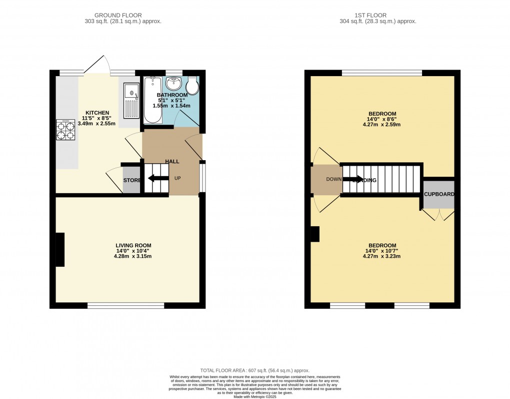Floorplan for Luton, Bedfordshire