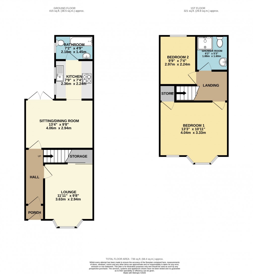 Floorplan for Luton, Bedfordshire