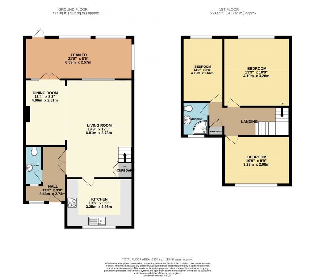 Floorplan for Luton, Bedfordshire