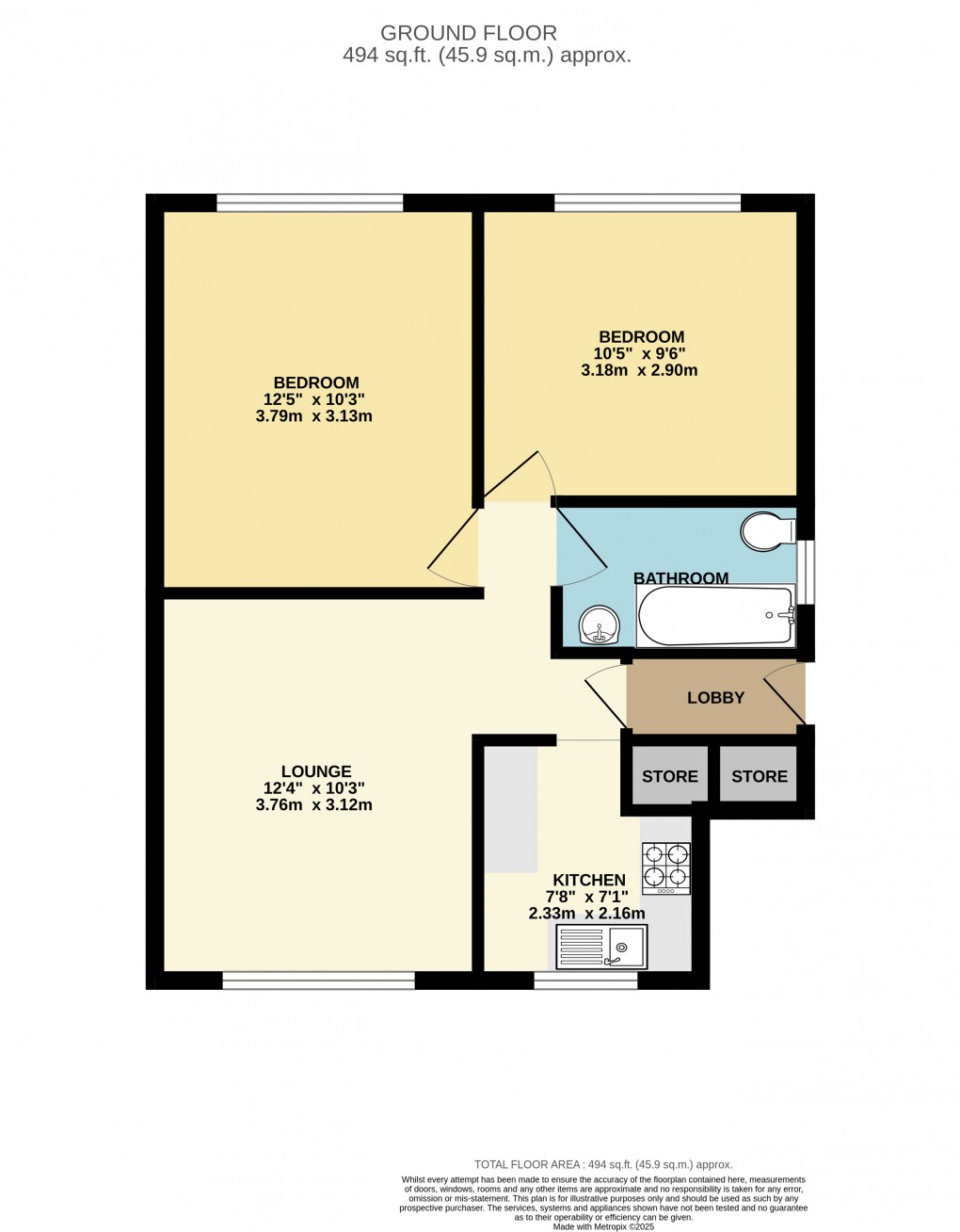 Floorplan for Luton, Bedfordshire