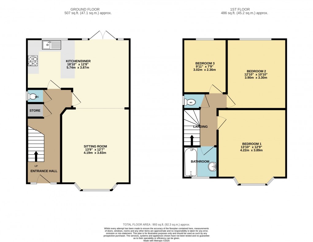 Floorplan for Luton, Bedfordshire