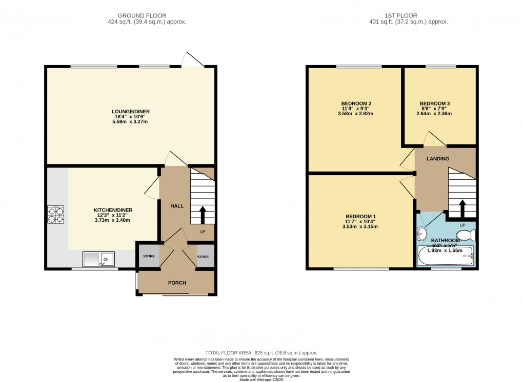 Floorplan for Luton, Bedfordshire