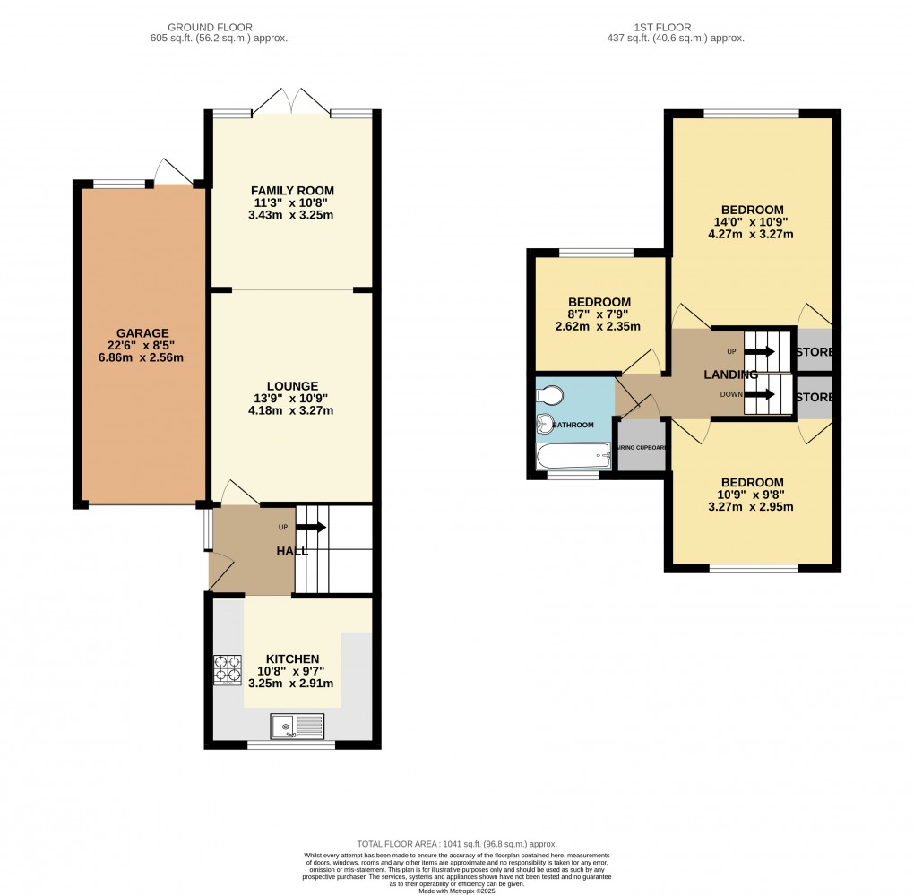 Floorplan for Luton, Bedfordshire