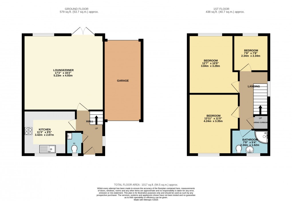 Floorplan for Luton, Bedfordshire