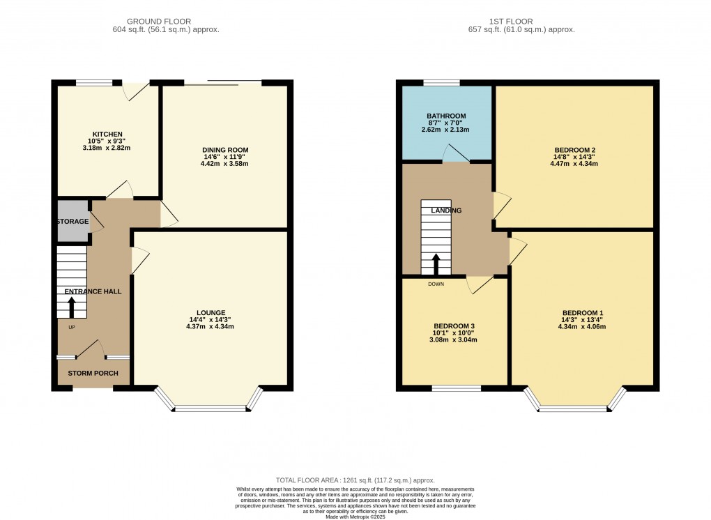 Floorplan for Luton, Bedfordshire