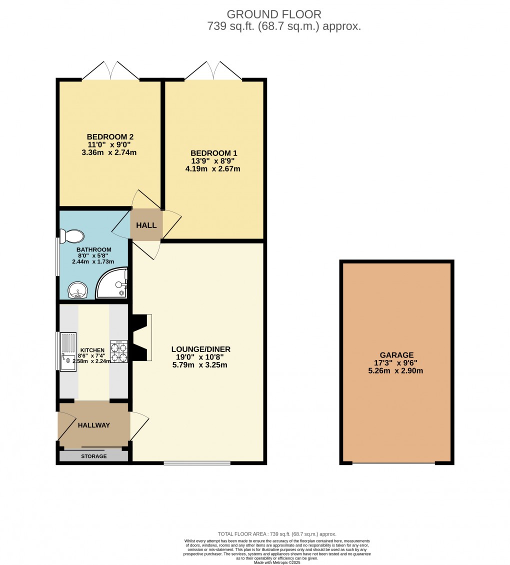 Floorplan for Luton, Bedfordshire