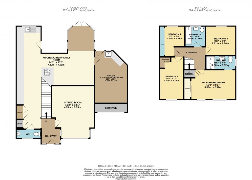 Floorplan for Luton, Bedfordshire