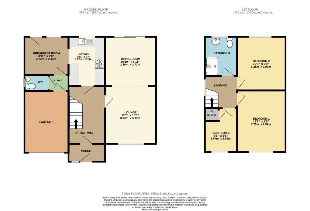 Floorplan for Luton, Bedfordshire