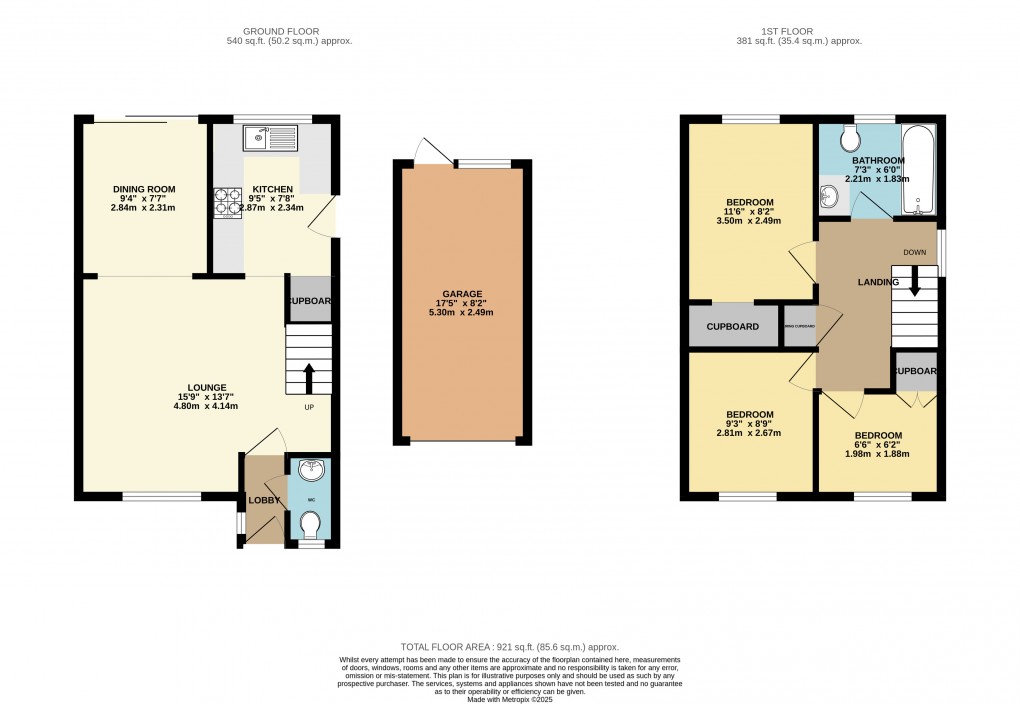 Floorplan for Luton, Bedfordshire