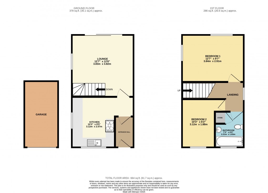 Floorplan for Luton, Bedfordshire