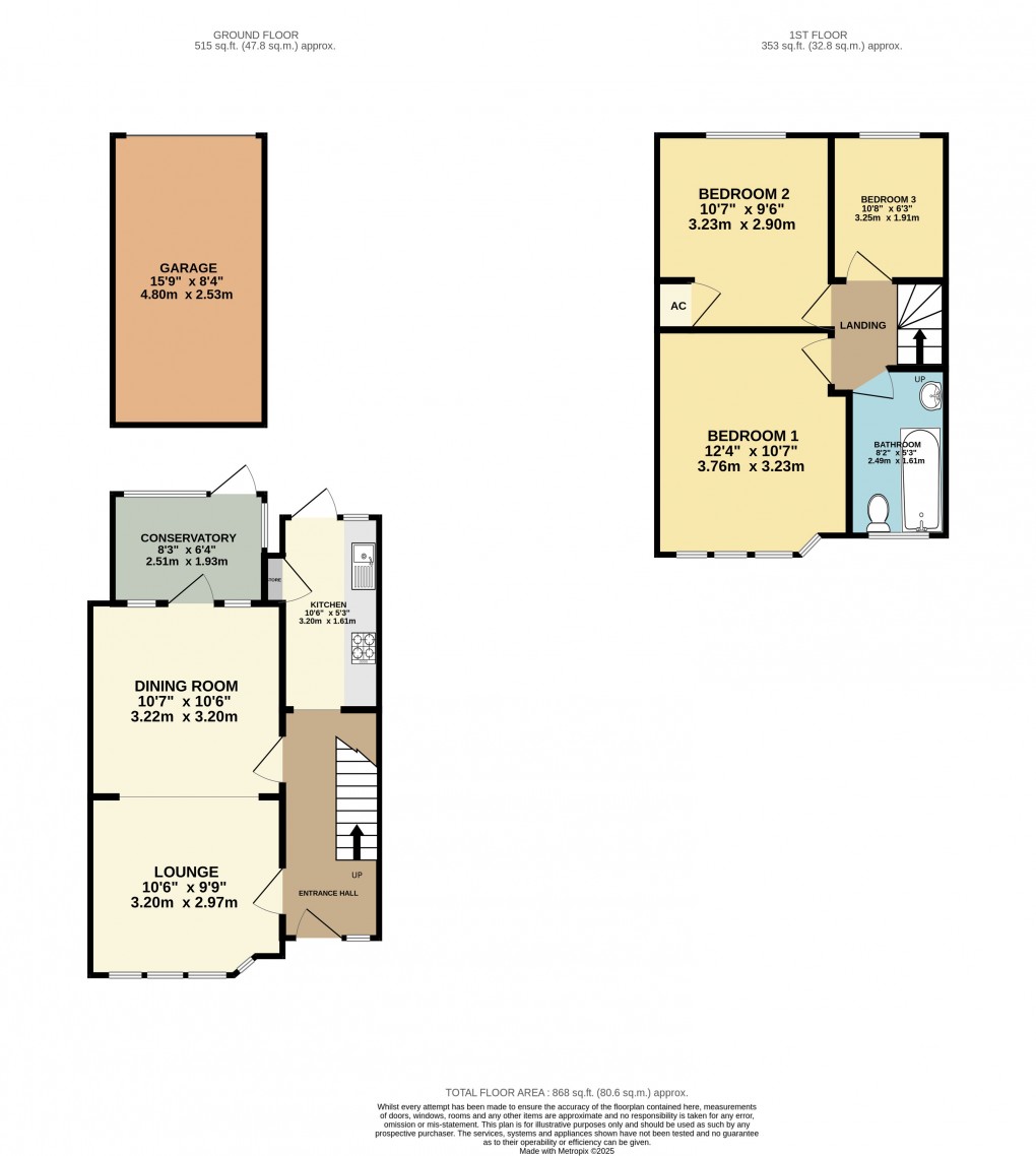 Floorplan for Luton, Bedfordshire