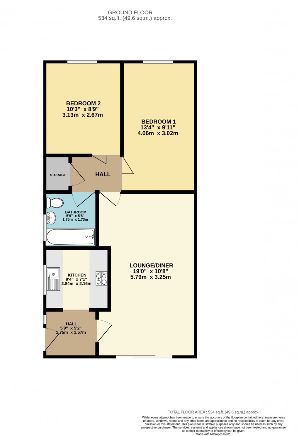 Floorplan for Luton, Bedfordshire