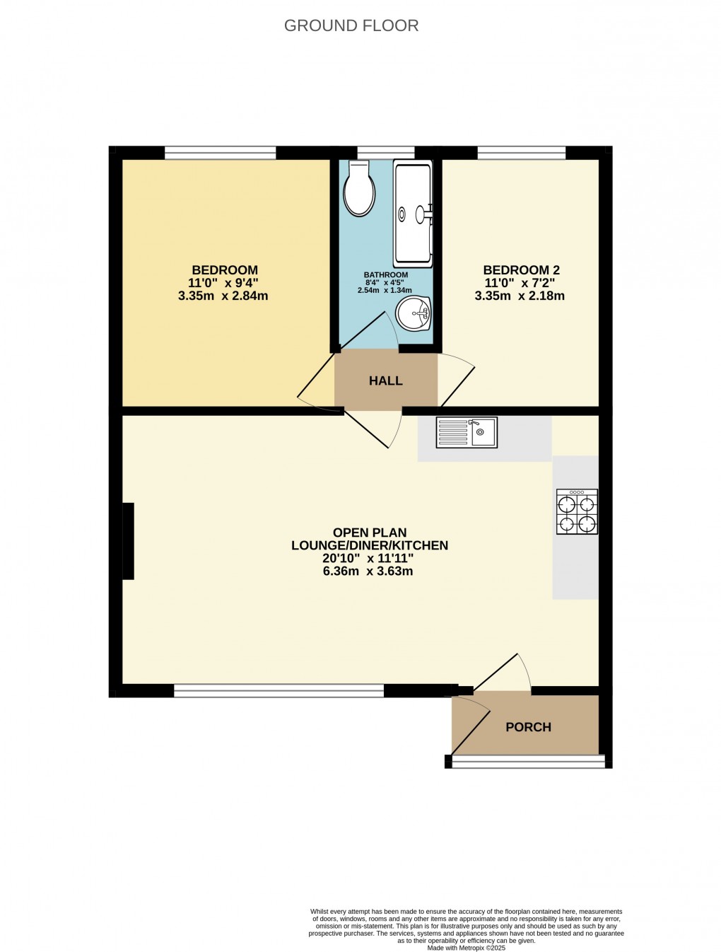 Floorplan for Luton, Bedfordshire