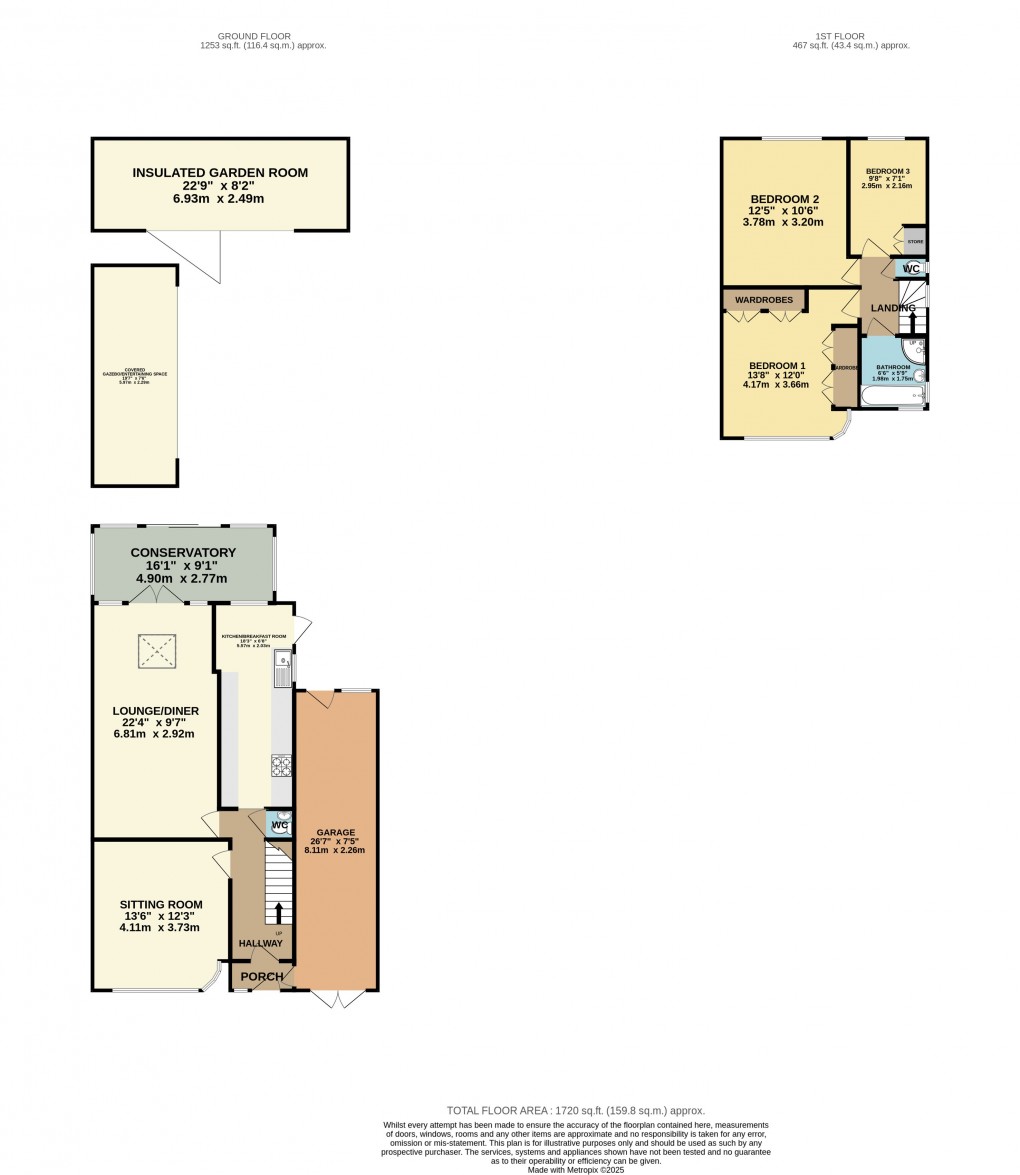 Floorplan for Luton, Bedfordshire