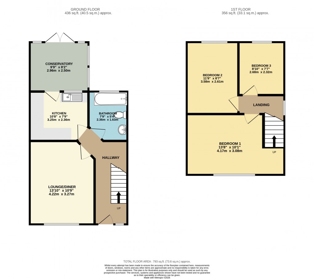 Floorplan for Luton, Bedfordshire