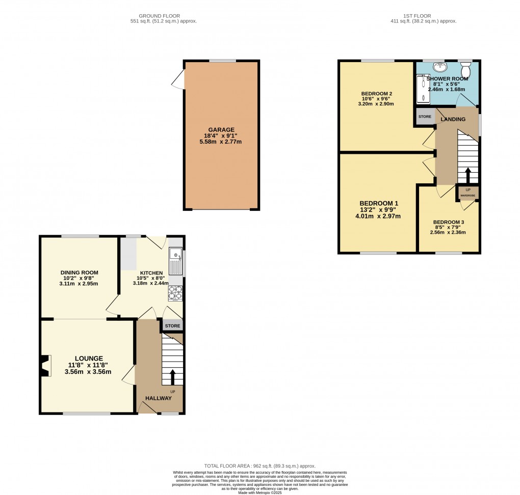 Floorplan for Luton, Bedfordshire