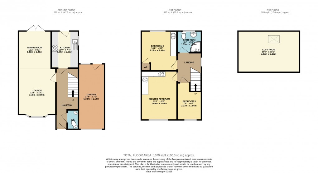 Floorplan for Luton, Bedfordshire