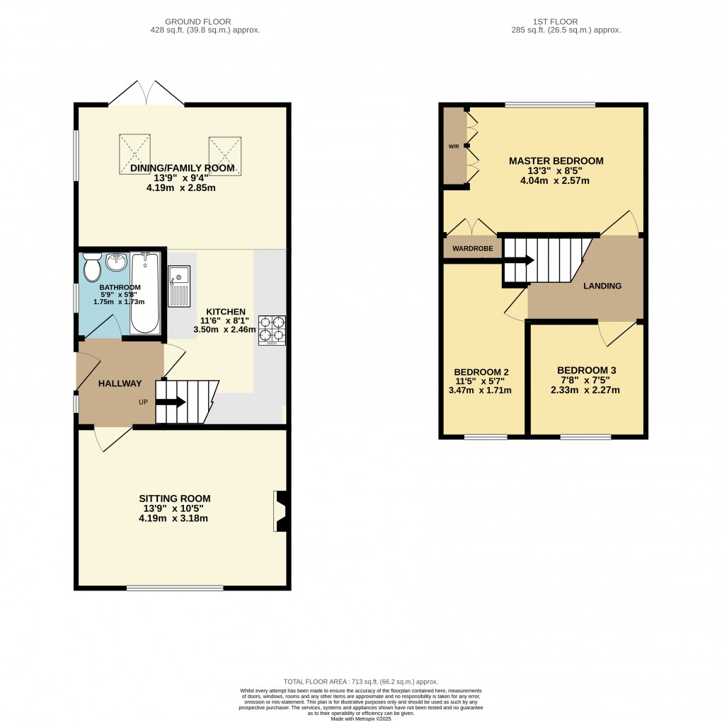 Floorplan for Luton, Bedfordshire