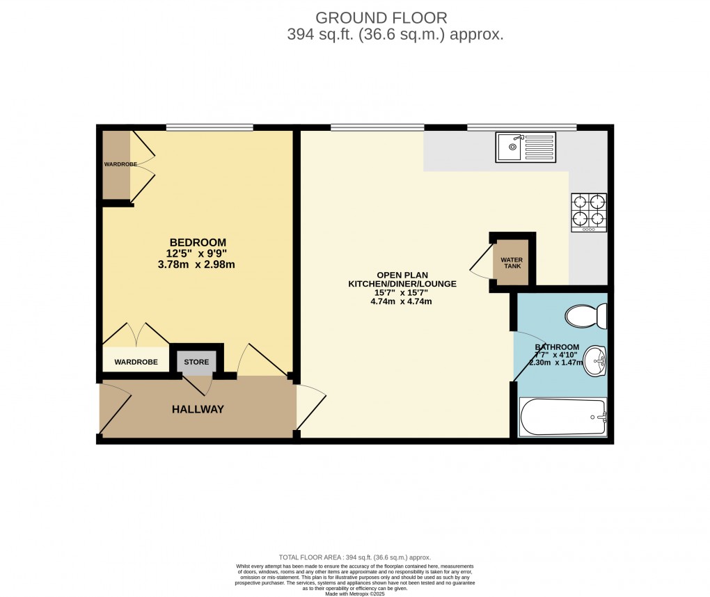 Floorplan for Luton, Bedfordshire