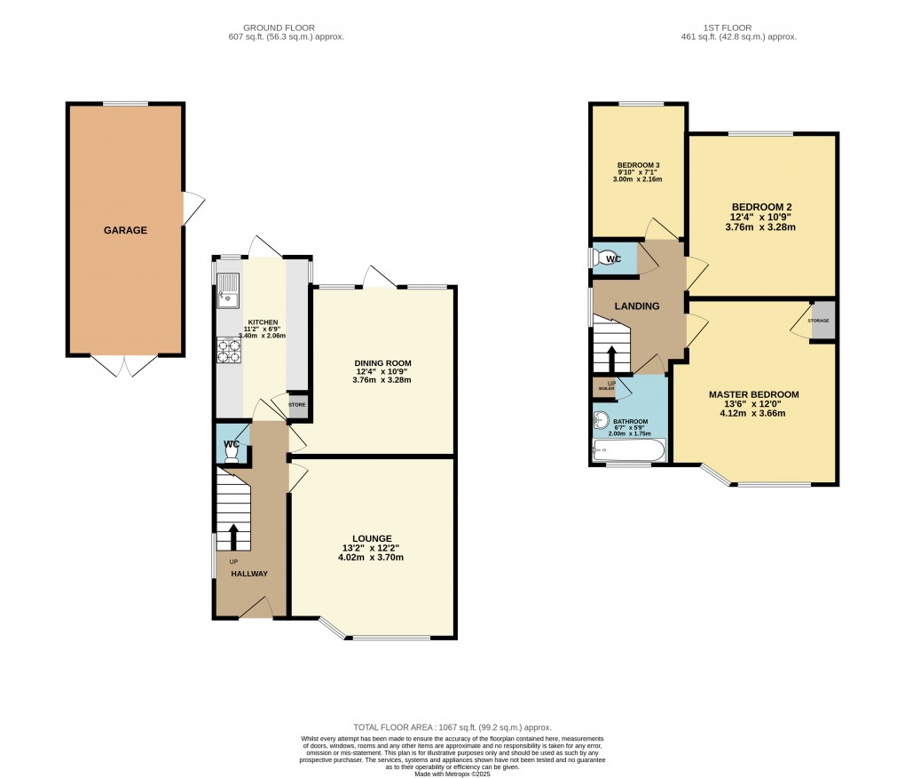 Floorplan for Luton, Bedfordshire