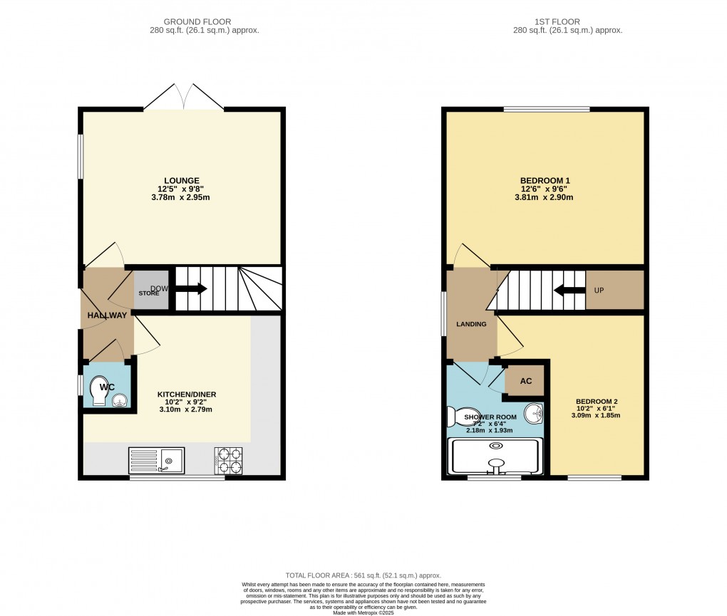 Floorplan for Luton, Bedfordshire