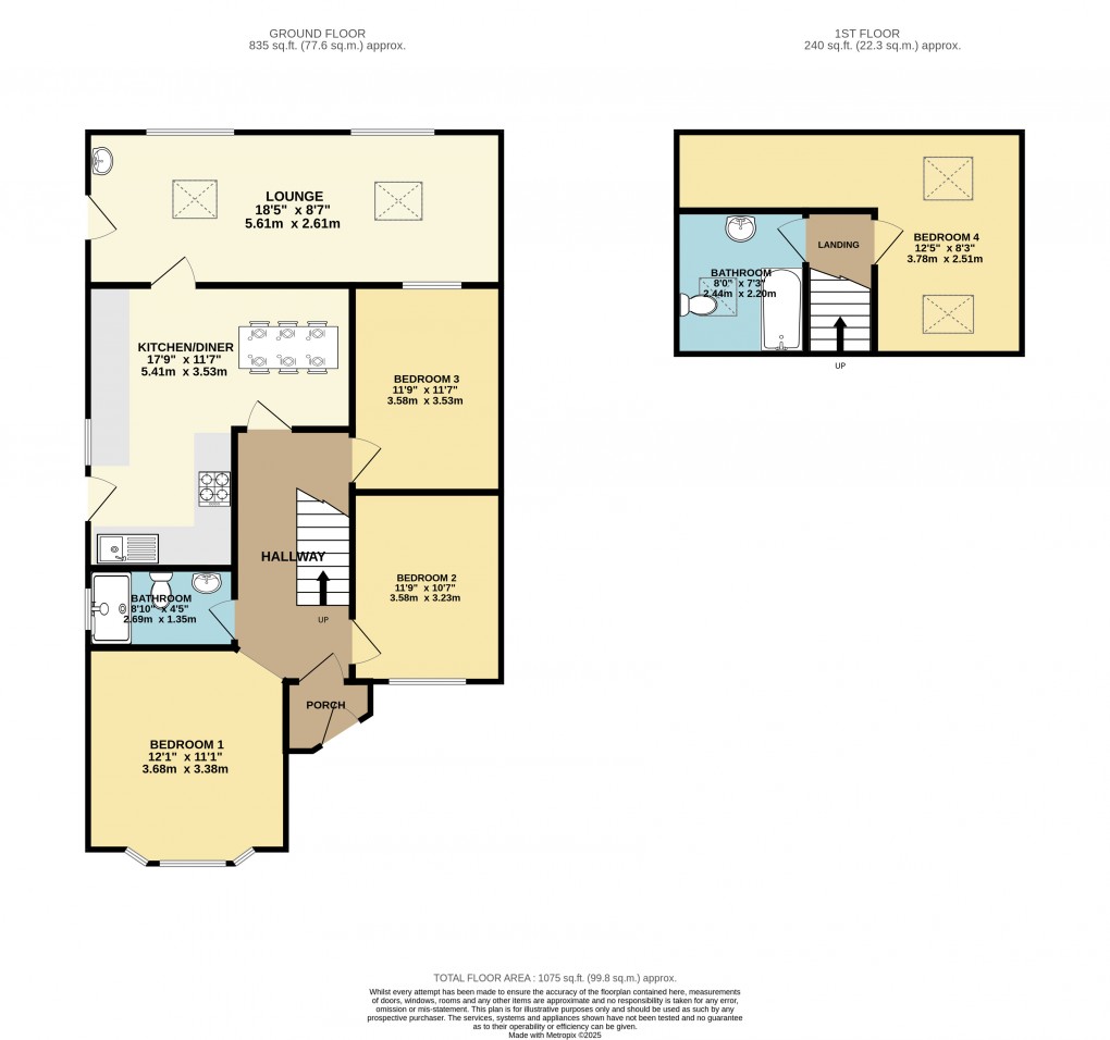 Floorplan for Luton, Bedfordshire