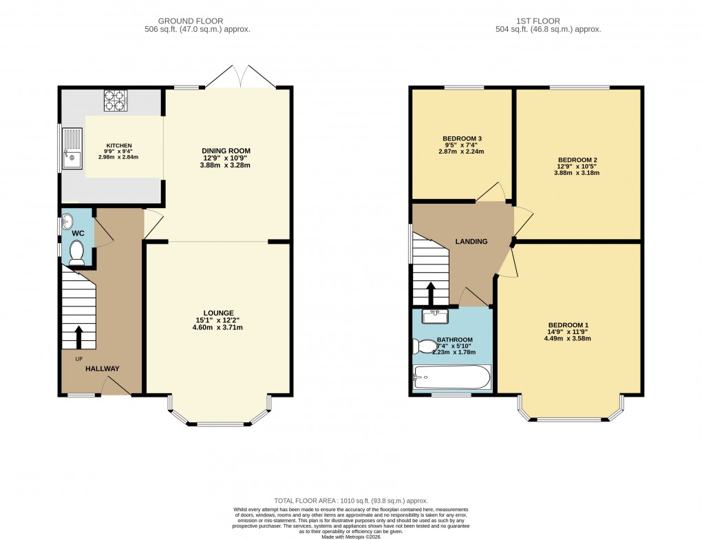 Floorplan for Luton, Bedfordshire