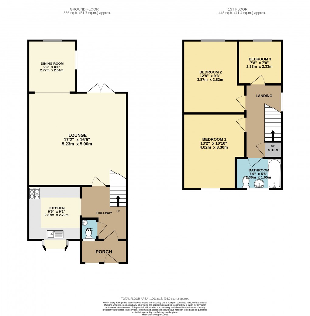 Floorplan for Luton, Bedfordshire