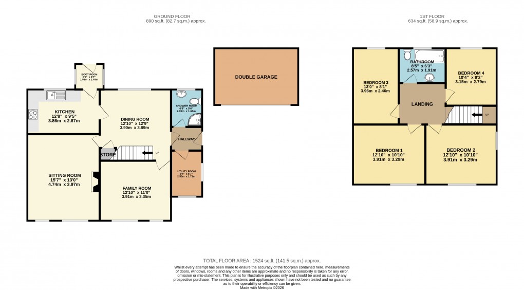 Floorplan for Luton, Bedfordshire