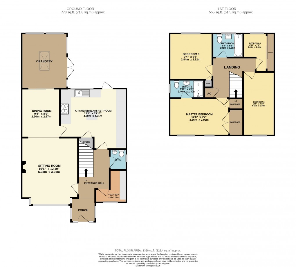 Floorplan for Luton, Bedfordshire
