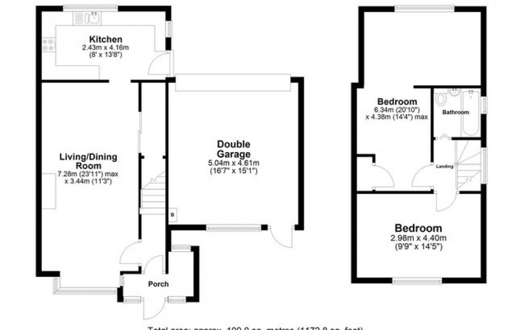 Floorplan for Luton, Bedfordshire