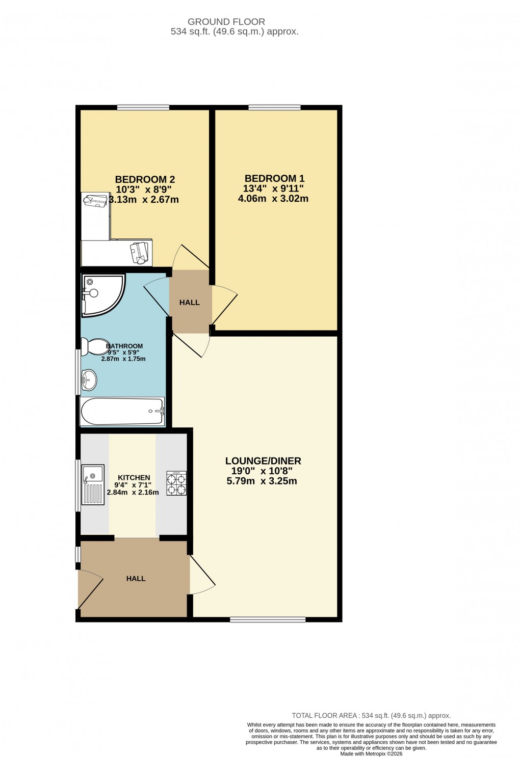 Floorplan for Luton, Bedfordshire