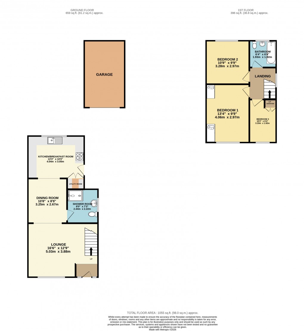 Floorplan for Luton, Bedfordshire