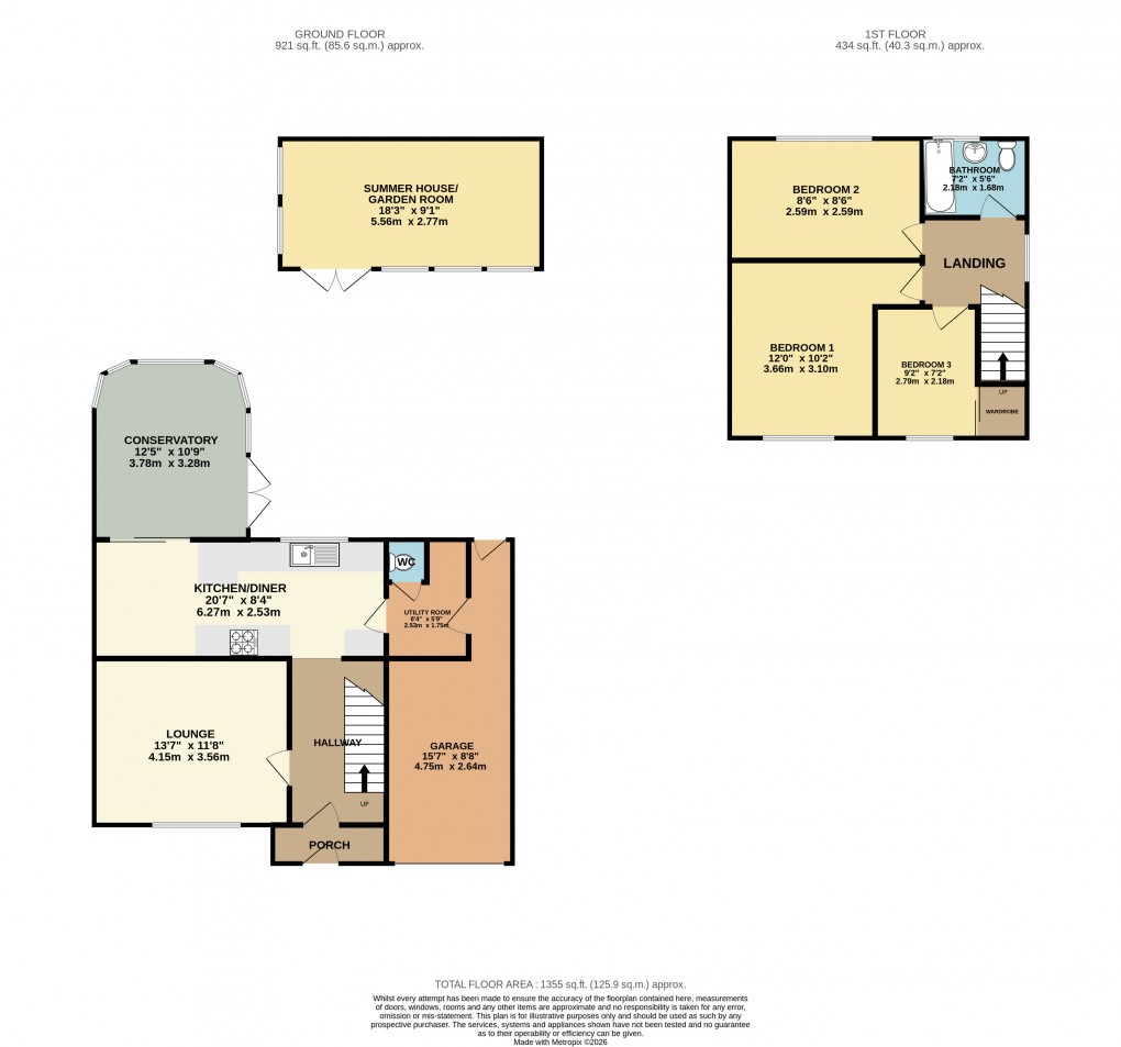 Floorplan for Luton, Bedfordshire
