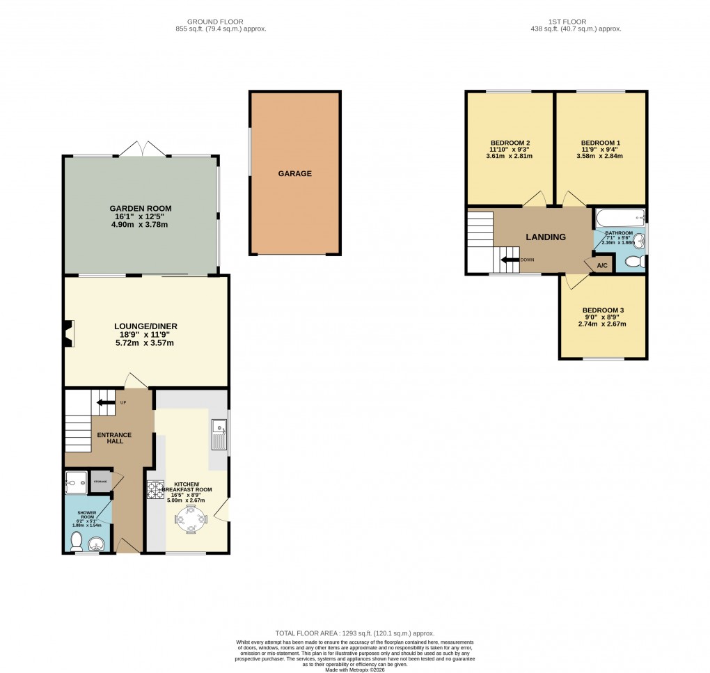 Floorplan for Luton, Bedfordshire