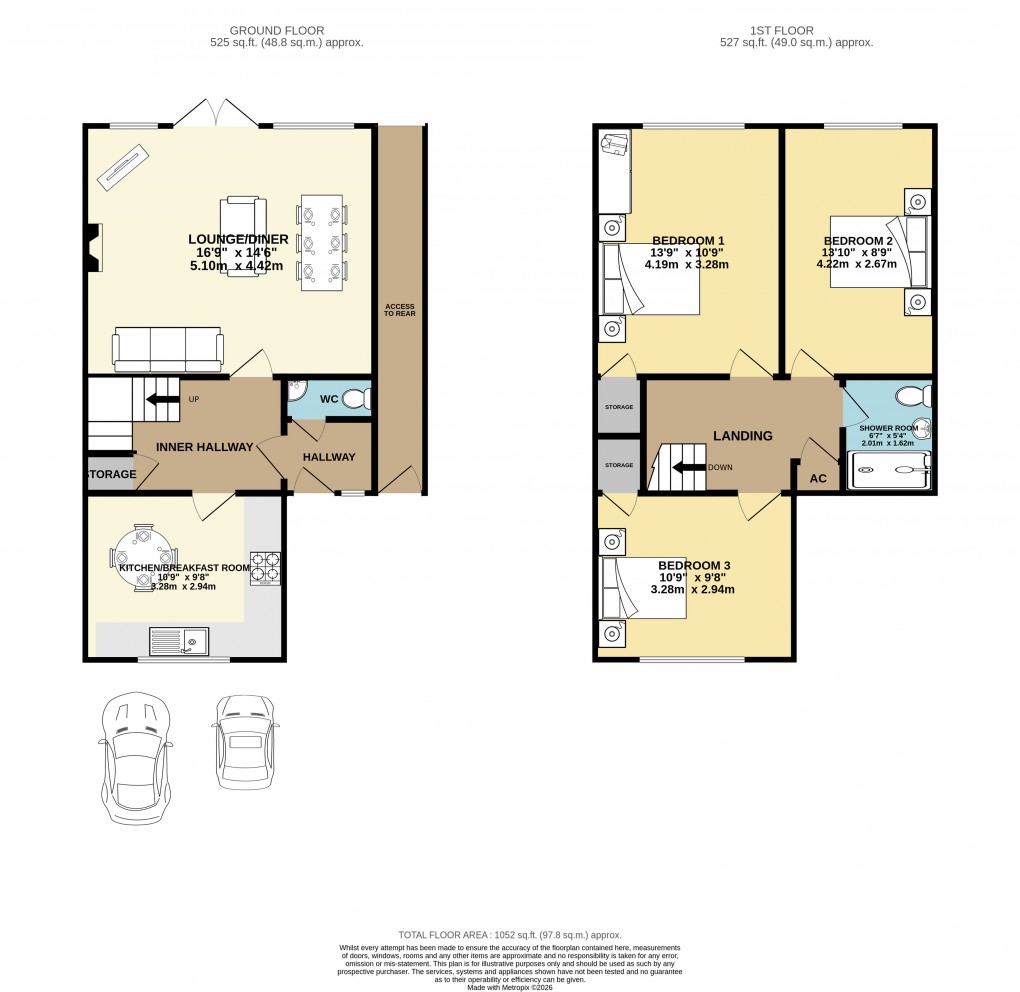 Floorplan for Luton, Bedfordshire