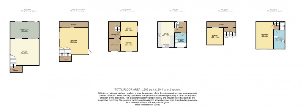 Floorplan for Luton, Bedfordshire