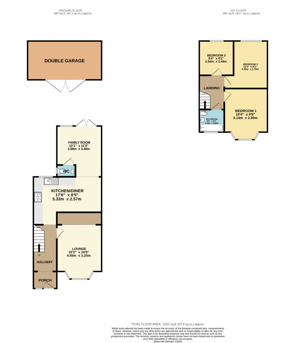 Floorplan for Luton, Bedfordshire